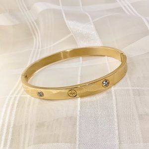 Bangle Bracelet gold fashion trendy